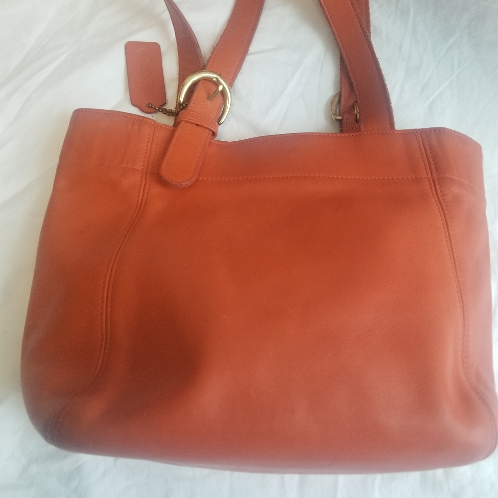 Vintage Coach Soho Buckle Saddle Bag